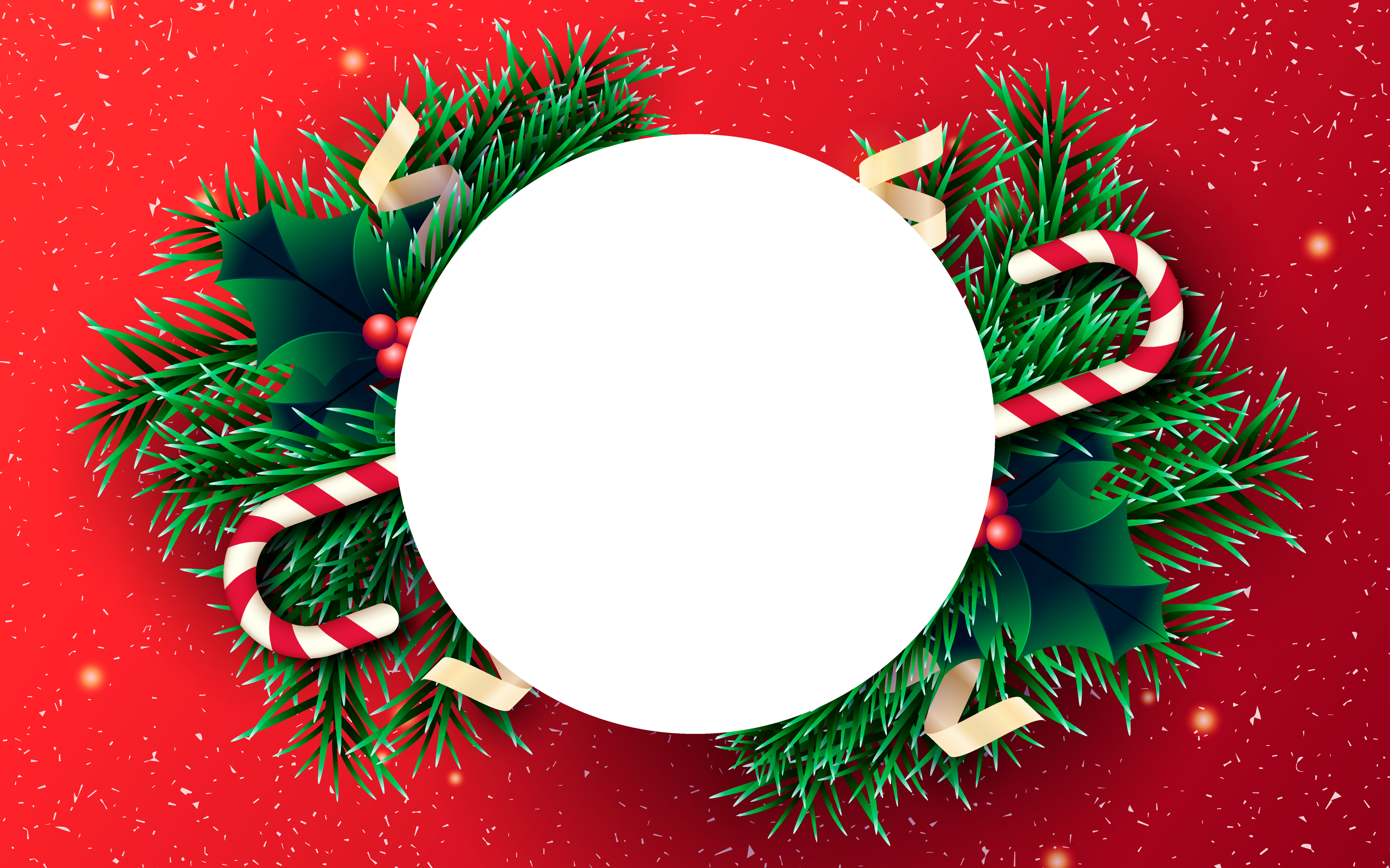 Christmas ikebana on a red background | Christmas | Greeting Cards Maker |  Webcam Test